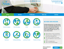 Tablet Screenshot of hyscon.nl